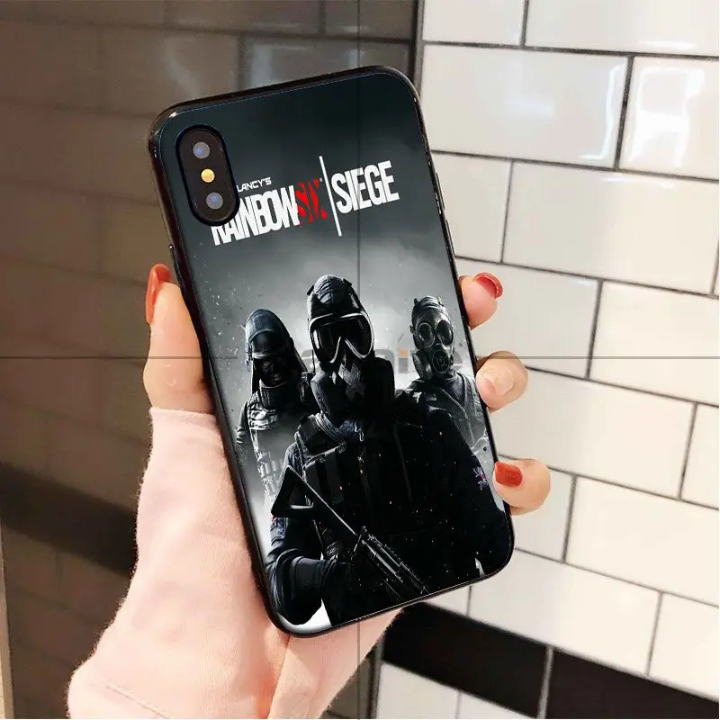 Babaite Rainbow Six Siege Coque чехол для телефона iPhone 8 7 6 6S Plus 5 5S SE XR X XS MAX Coque Shell - Цвет: A15