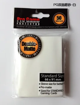 

Free shipping double-matte 66*91mm high quality Board Game Card Sleeves Card Protector transparent games sleeves