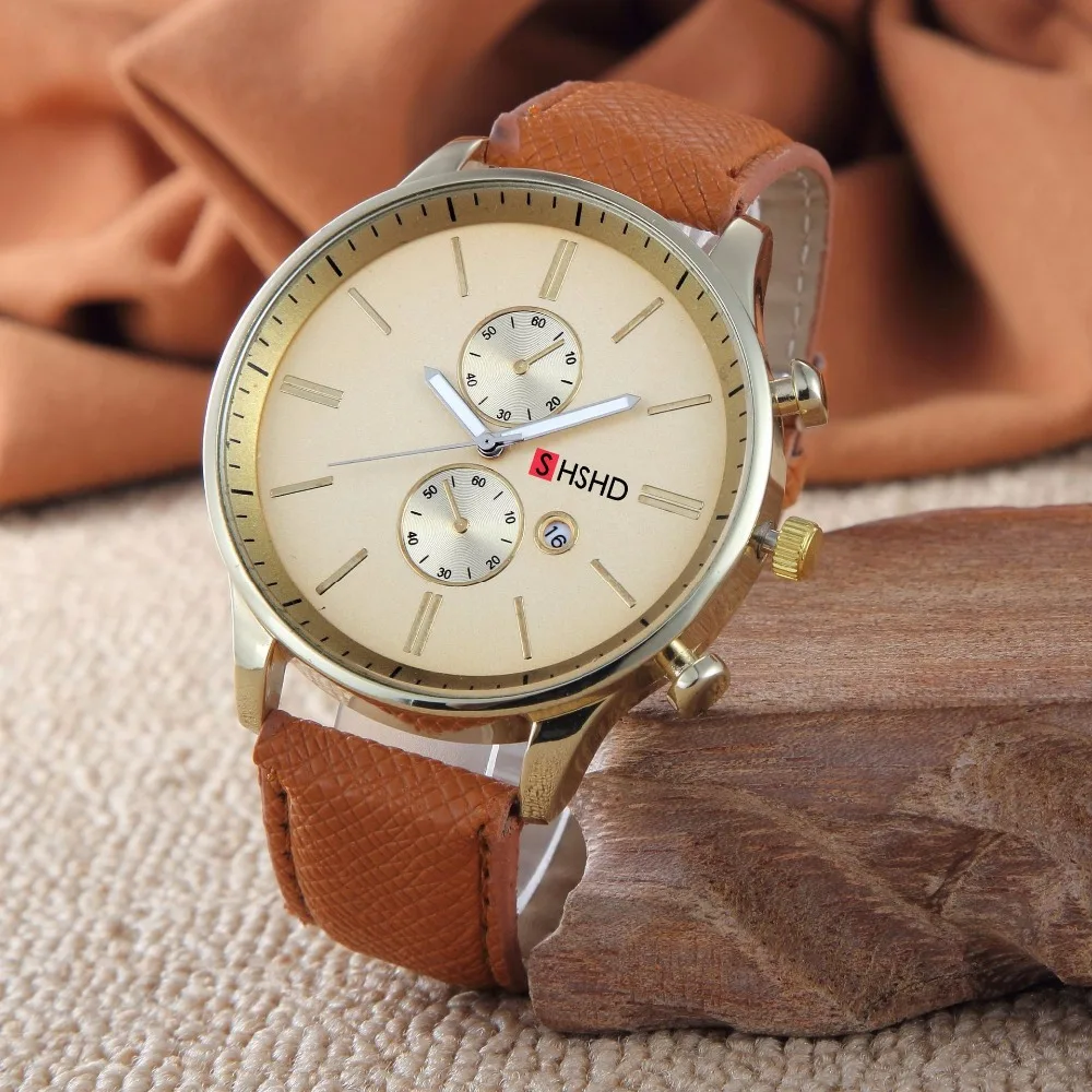 Lovers Watches Quartz with Date Calendar Dress Women Men Wrist Watch Leather Couples Business Lover Wristwatch 