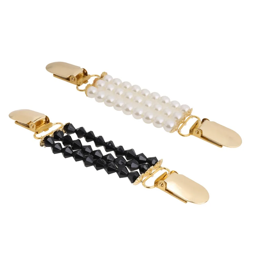 Clip Per Maglione NHPY 4 Pezzi Nero - Fermagli Regolabili Per Cardigan E Cappotti