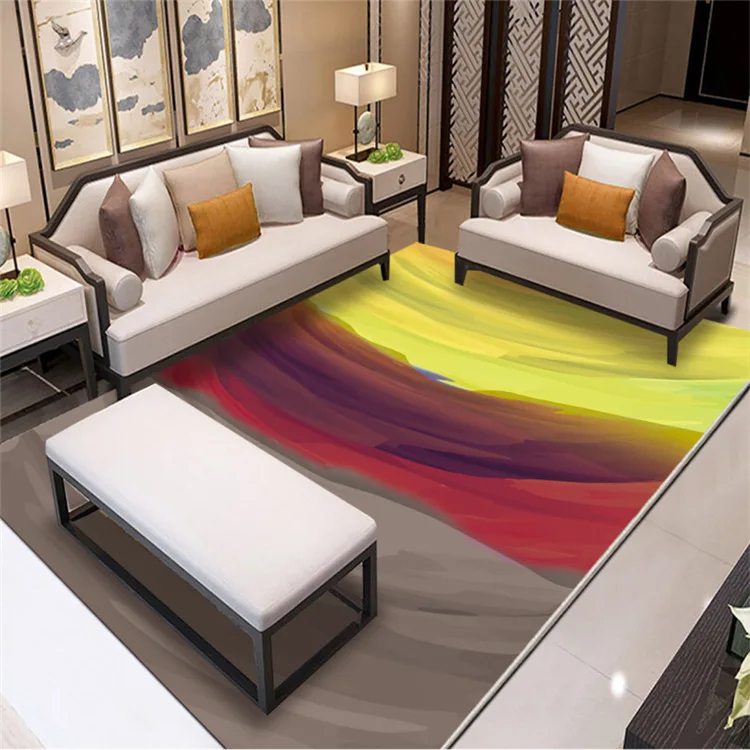 Nordic geometry carpets for living room Home sofa coffee table bedroom bedside rug/Carpet Modern simple printed custom area Rugs - Цвет: 377