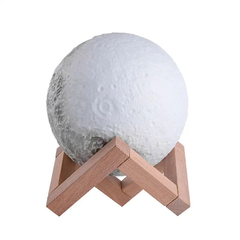 

Music Light 3D printing Moon Lamp 16 LED Colors with Built-in Bluetooth Speaker Moon Light