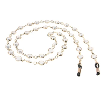 

Metal Eyeglasses Reading Glasses Sunglasses Holder Necklace Chain Cord Gold