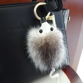 

Cute Keychain 2019 New Water Mink Autumn Dream Pet Water Margins Ghosts Monster Pendant Mink Fur Hair
