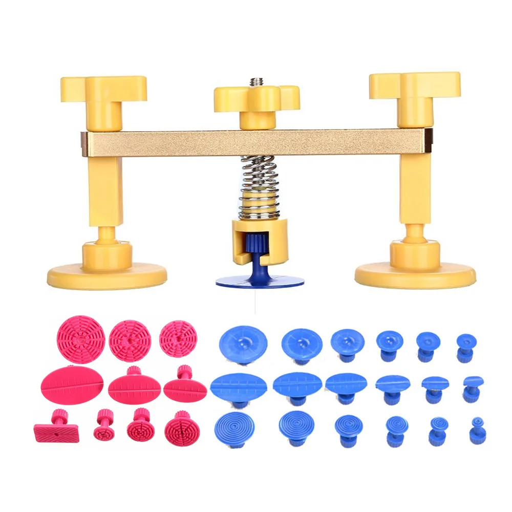 PDR инструменты Золотой мост-28 шт. PDR Съемник вкладки разного размера для удаления вмятин автомобиля безболезненный ремонт вмятин для кузова автомобиля удаление вмятин