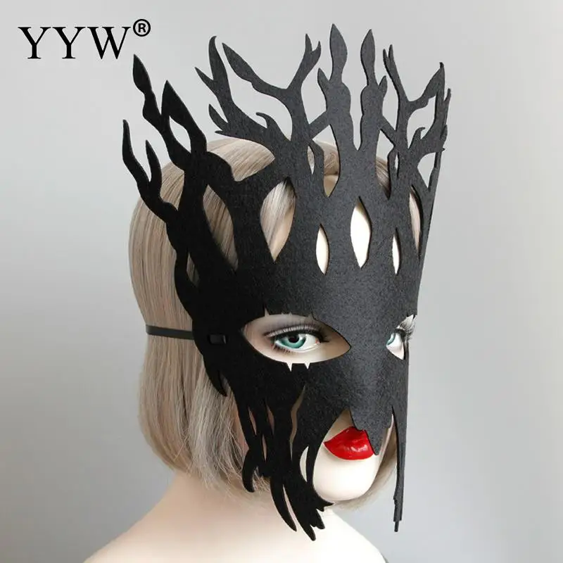 Black Sexy Eye Mask Party Halloween Masquerade Masks Woman Girl Pretty Costume Mascaras Carnival Mask Prom Masker Photo Props