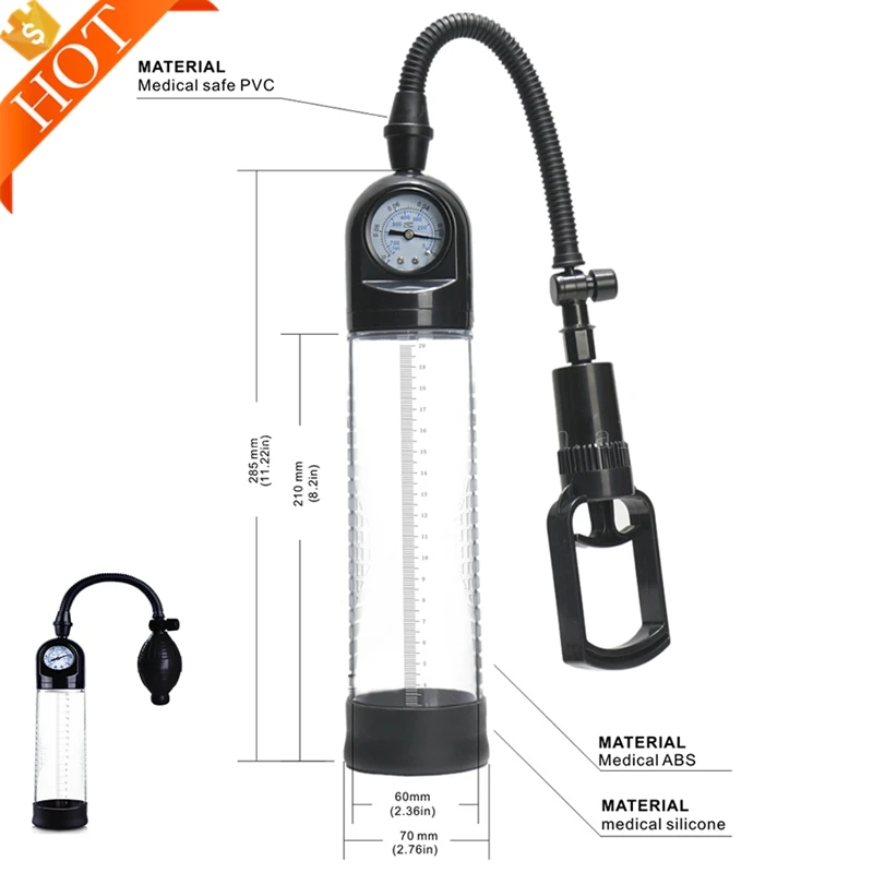 Handsome up enlarge man's enlargement Type Penis Vacuum Pump Milking Machine