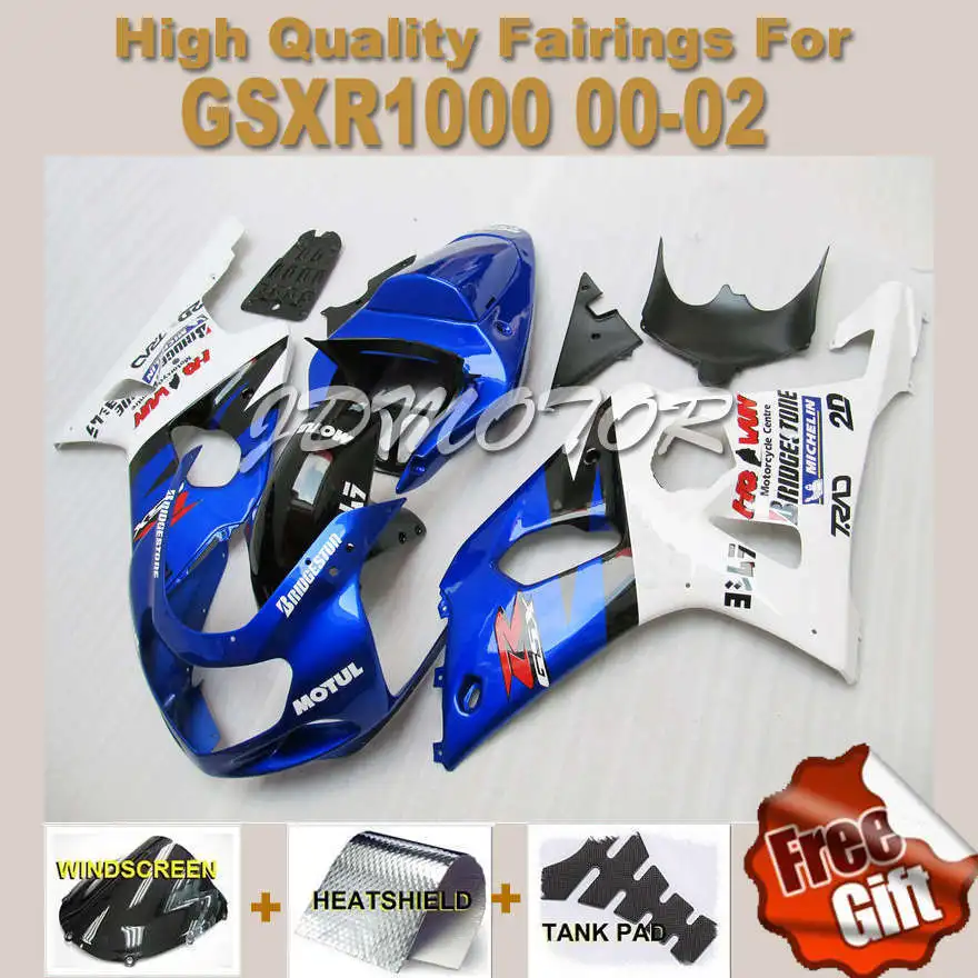 Injection .Fairing kit for SUZUKI GSXR1000 2001 2002 2000 GSXR 1000 00 01 02 ABS fairing kits