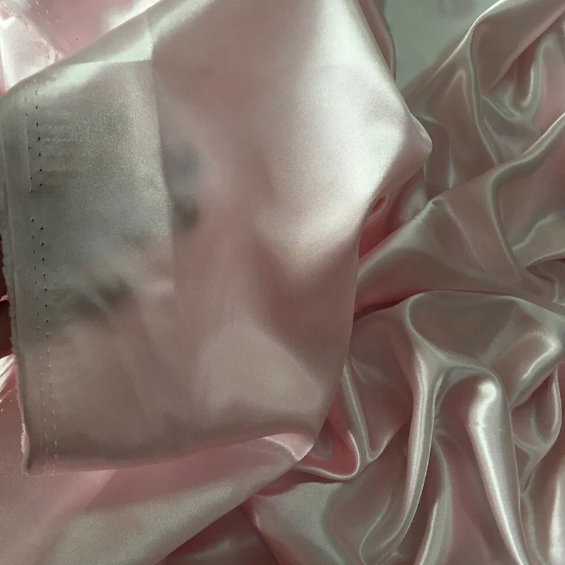 Wholesale 100 Polyester Satin Weave Cloth Pale Pink Color Washable Factory Cloth Satin Clothpolyester Cloth Aliexpress