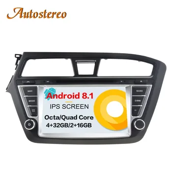 

Android 8.1 Car DVD player GPS navigation For HYUNDAI I20 2014-2017 multimedia player Head unit tape recorder radio player IPS