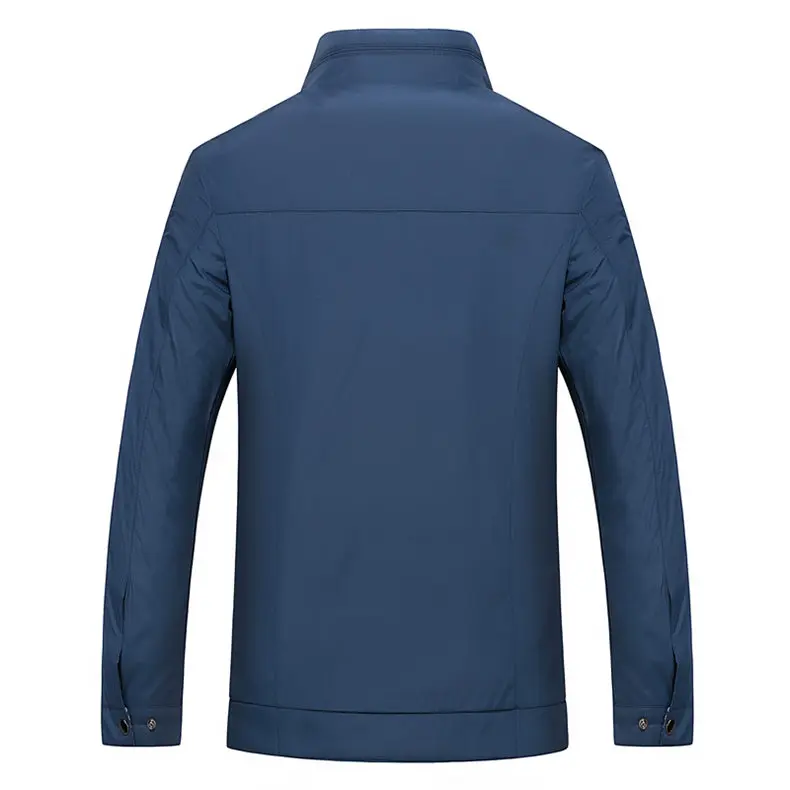 4XL Autumn Jacket Men Stand Collar Spring Business Male Jackets Coat Man jacket Plus Size Brands Shopping Week Clothing DropShip 11