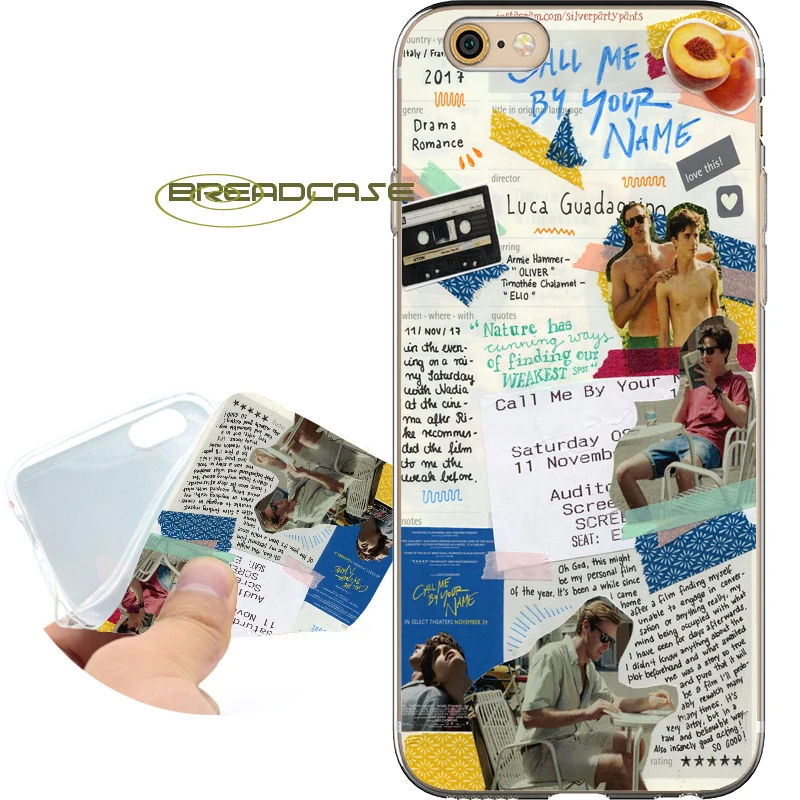

Coque Call Me by Your Name Clear Soft Silicone Phone Cases for iPhone XS Max XR X 7 8 6 6S Plus 5S 5 SE 5C 4S 4 iPod Touch 6 5.