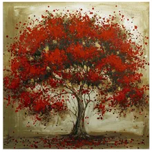 Алмазная вышивка, цветы Красного дерева, стразы, 5D, DIY алмазная живопись на заказ, вышивка крестиком, Алмазная мозаика, домашний декор JS3026