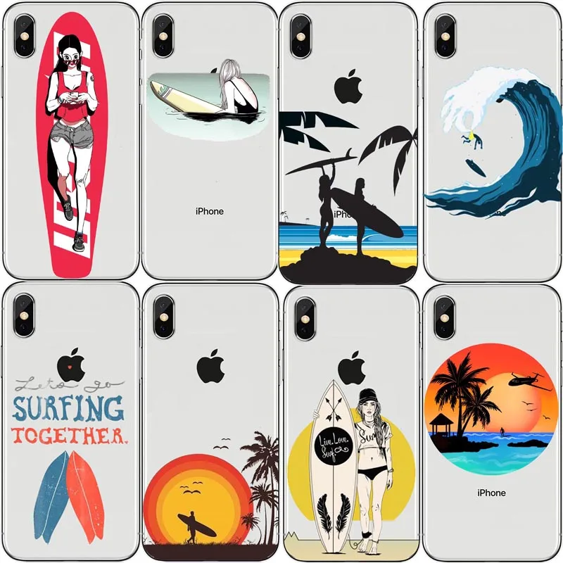 حار البحر موجة تصفح الصيف تصفح المحيط لينة سيليكون TPU الهاتف حقيبة لهاتف أي فون 8 8 زائد 7 7 زائد 6 SPlus XR SE XS ماكس Fundas غطاء حار البحر موجة تصفح الصيف تصفح المحيط لينة سيليكون TPU الهاتف حقيبة لهاتف أي فون 8 8 زائد 7 7 زائد 6 SPlus XR SE XS ماكس Fundas غطاء