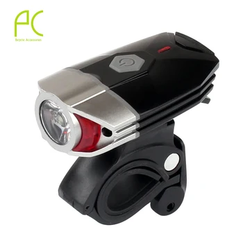 

PCycling 3W USB Chargeable Headlight 300 Lumen Super Bright Night Lighting Safety Cycling Bike Bicycle Flashing Front Light