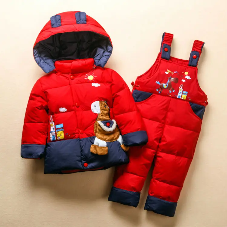 Г. комплект одежды для малышей, утепленная пуховая куртка комбинезон для мальчиков, пуховая куртка, комплект одежды, детские пуховики и парки детская одежда для девочек
