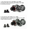 Bicycle Hub Caps Koozer XM490 XM470 XM460 MTB Bicycle Hubs Converters Mountain Bike Hubs End Cap Adapter QR THRU Cap Adaptor XD ► Photo 1/6