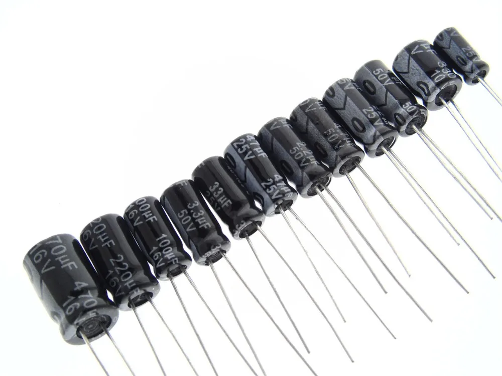 120 шт. 12 Значение электролитический конденсатор комплект для Arduino .