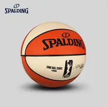 Подлинный Spalding Wnba Профессиональный баскетбол дубликат версия Крытый Открытый Женский матч Официальный Размер 6 Pubasketbol76-009y