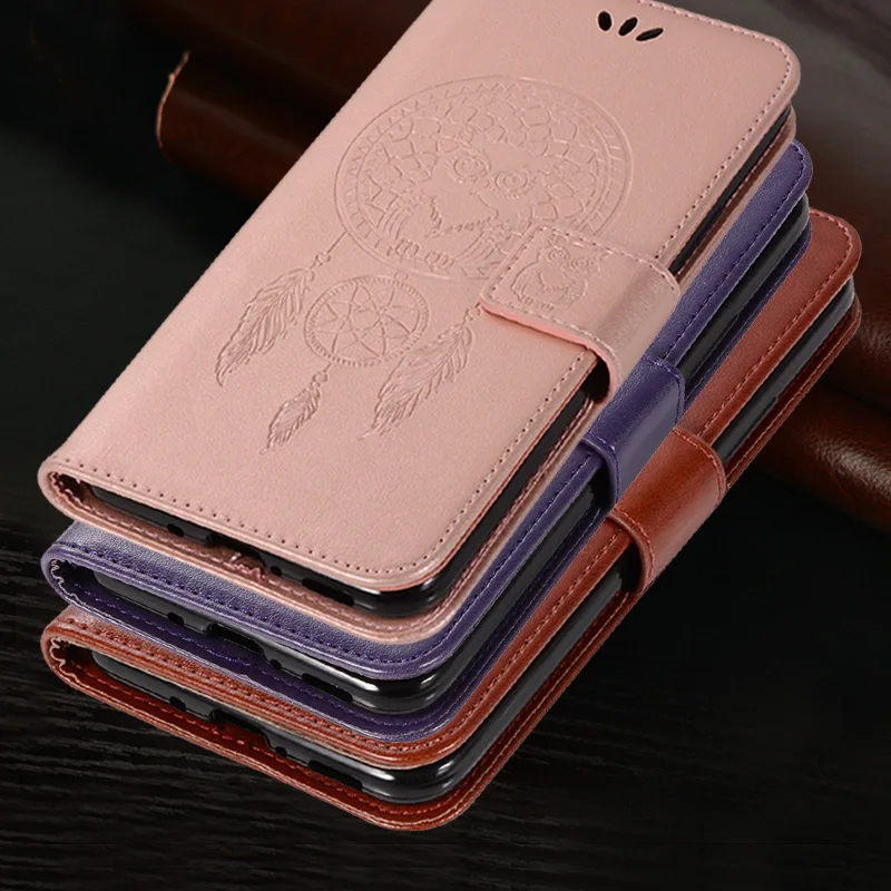 Роскошный кожаный чехол бумажник с откидной крышкой для Samsung Galaxy A50 Coque мобильный