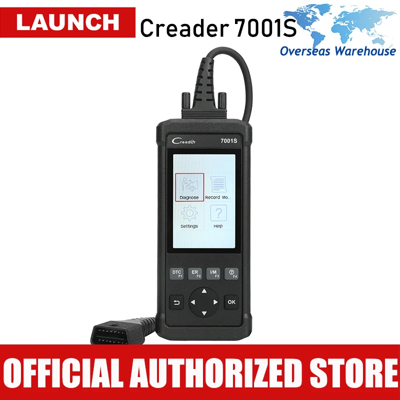 Launch Creader 7001S OBD2 сканер автомобильный диагностический инструмент ABS SRS сканер Автоматическая диагностика сканирование подушки безопасности Автосканер EPB CR7001S