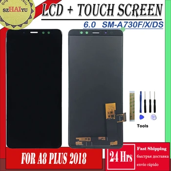 

TFT LCD Display For Samsung Galaxy A8 Plus 2018 A730F A730F A730X /DS Touch Screen Digitizer Assembly With Tools