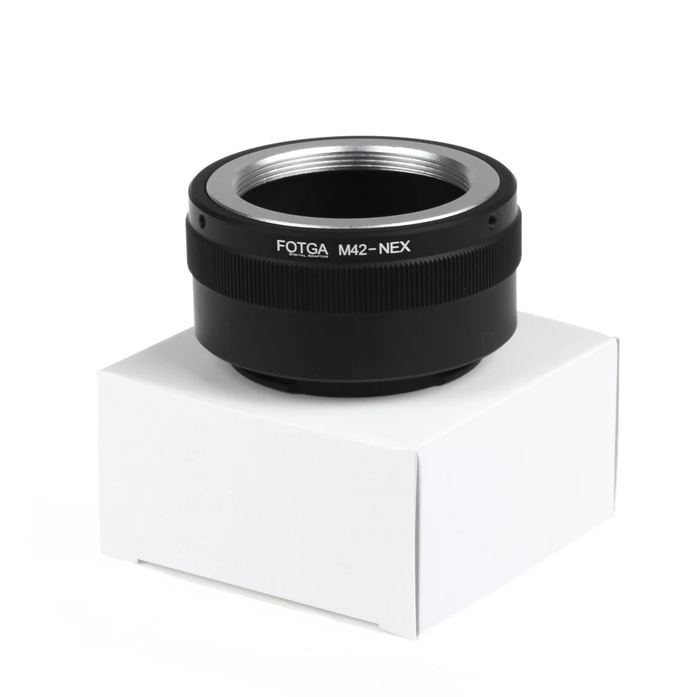 Fotga M42 переходное кольцо для объектива металлический адаптер для объектива sony NEX E-mount NEX NEX3 NEX5n NEX5t A7 A6000 переходное кольцо для объектива камеры
