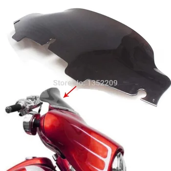 

Smoke 6" Single lamp Windshield Windscreen Fairing For Harley Electra Glide Street Touring Bike 1996-2013 new