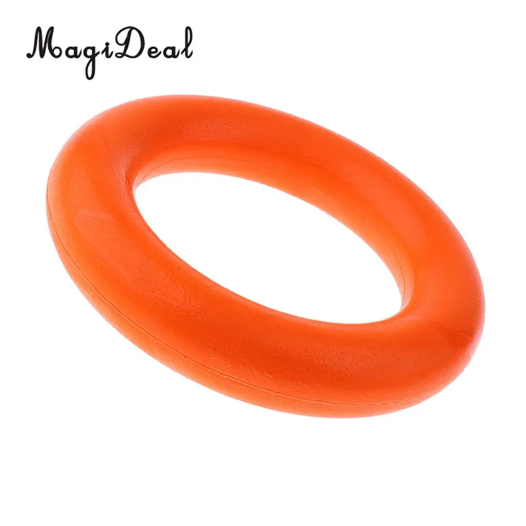MagiDeal Rubber Round Floating Ring Float Buoy for Water Sports Sailing Boating Swimming Life Saving Rope Cord