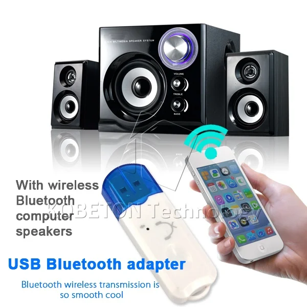 Беспроводной USB адаптер Kebidumei Blue Bluetooth V5.0 музыкальный ресивер для автомобиля