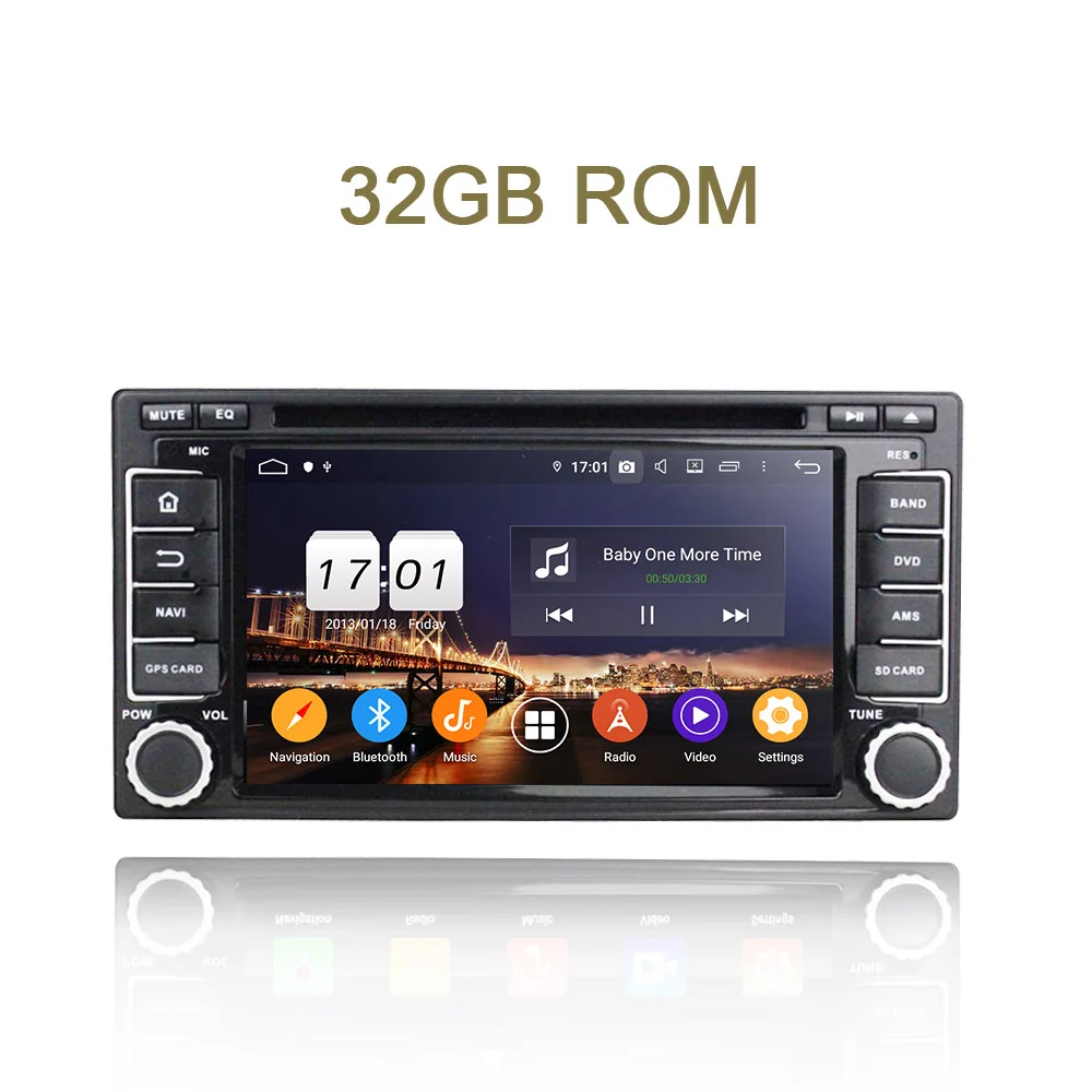 DSP ips 2 din TDA7851 Android 9,0 4 Гб ram автомобильный dvd-плеер для Subaru Forester Impreza 2008-2011 ГЛОНАСС карта Авторадио Bluetooth - Цвет: with 32GB ROM