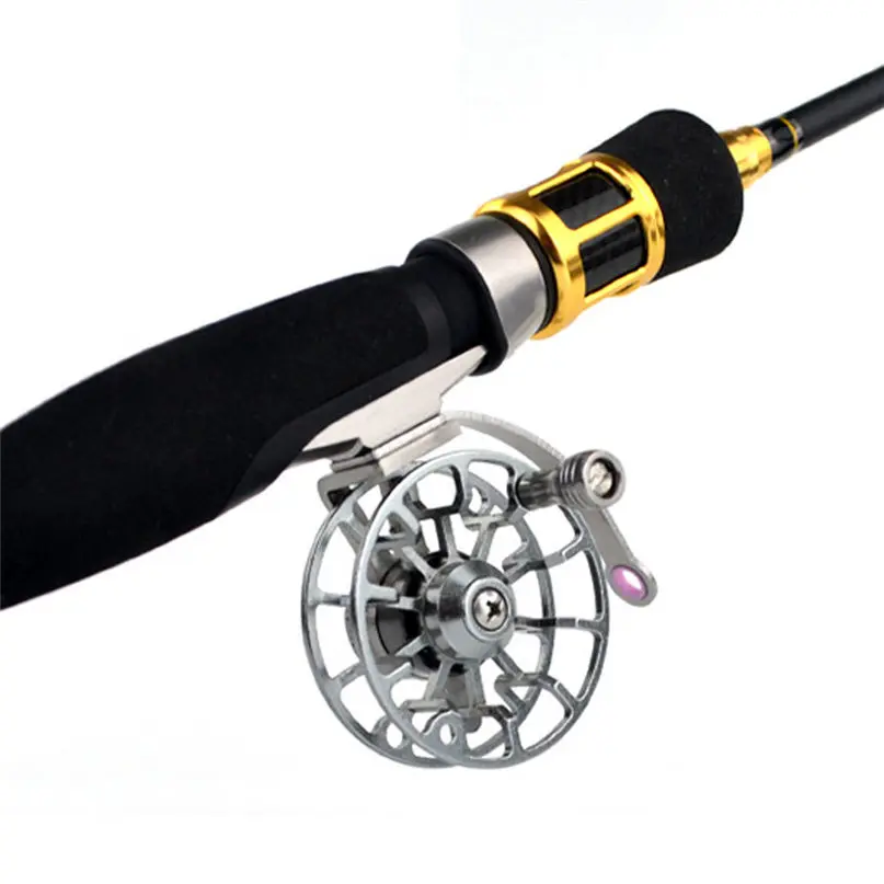 

High Quality Fly Reel Aluminum Fly Fishing Reel Hand-Changed Fishing Reel ultra-light former ice fishing Reels wheel #2M09