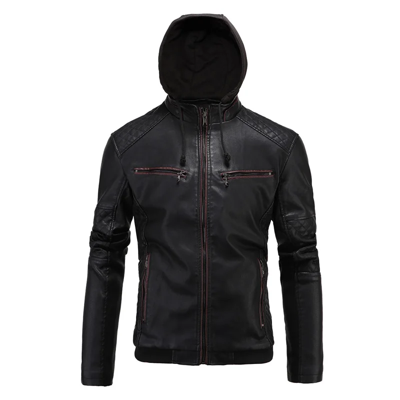hooded leather jackets men 02