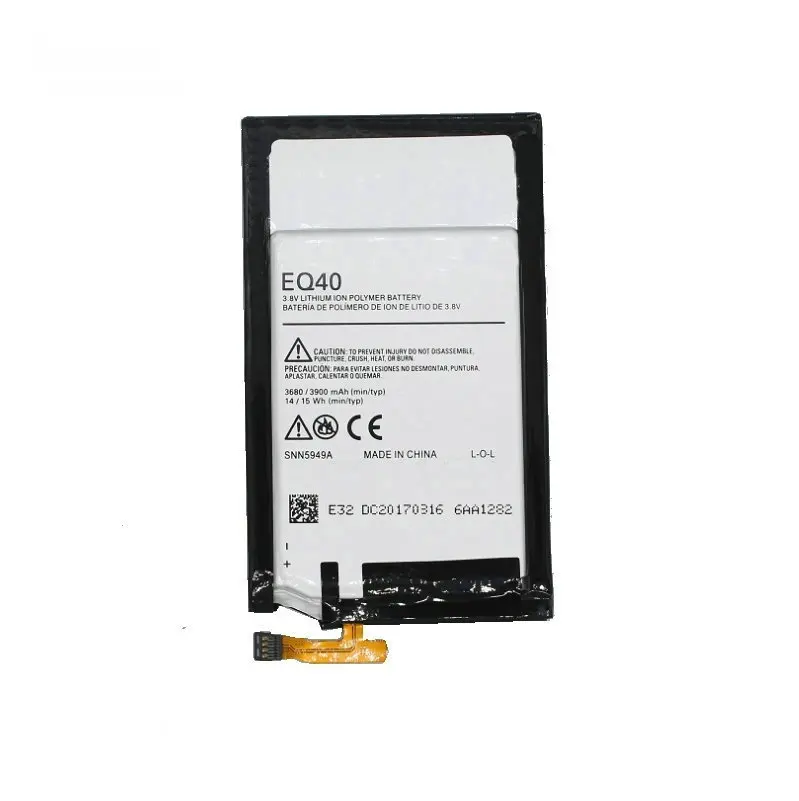 5pcs /lot Replacement EQ40 3900mAh Battery for Motorola Droid Turbo