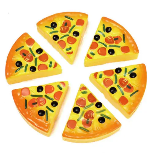6 шт. Детские вечерние пиццы для приготовления фаст-фуда набор для ролевых игр игрушка подарок