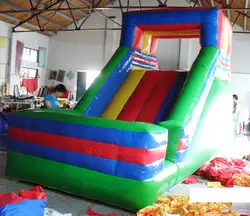 надувные спортивные игры надувные ПВХ пластиковые слайд открытый парк развлечений для детей Бесплатная воздуходувки горки для детей