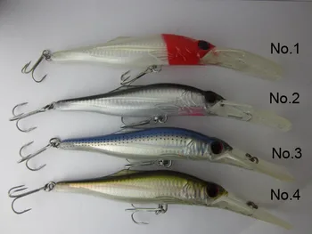 

BassLegend - Fishing Deep Crankbait Floating Minnow For Pike Jerkbait Trolling Lure 40g/140mm Depth 3.5-8m