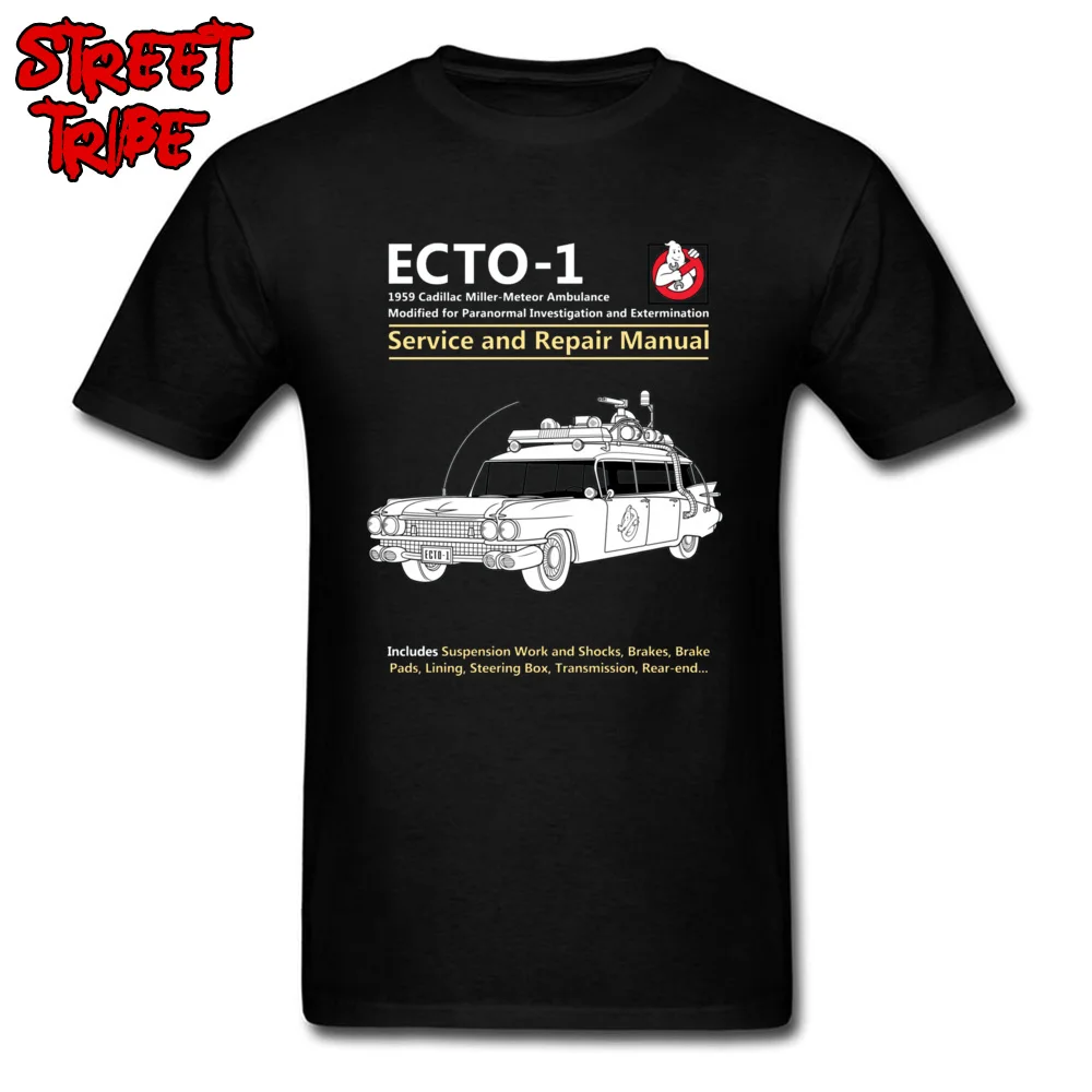 Classic Crazy Lovers Day 100% Cotton O-Neck Men's Tops Shirt Europe T Shirt 2018 Fashion Short Sleeve T-shirts ECTO 1 Service and Repair Manual 21087 black