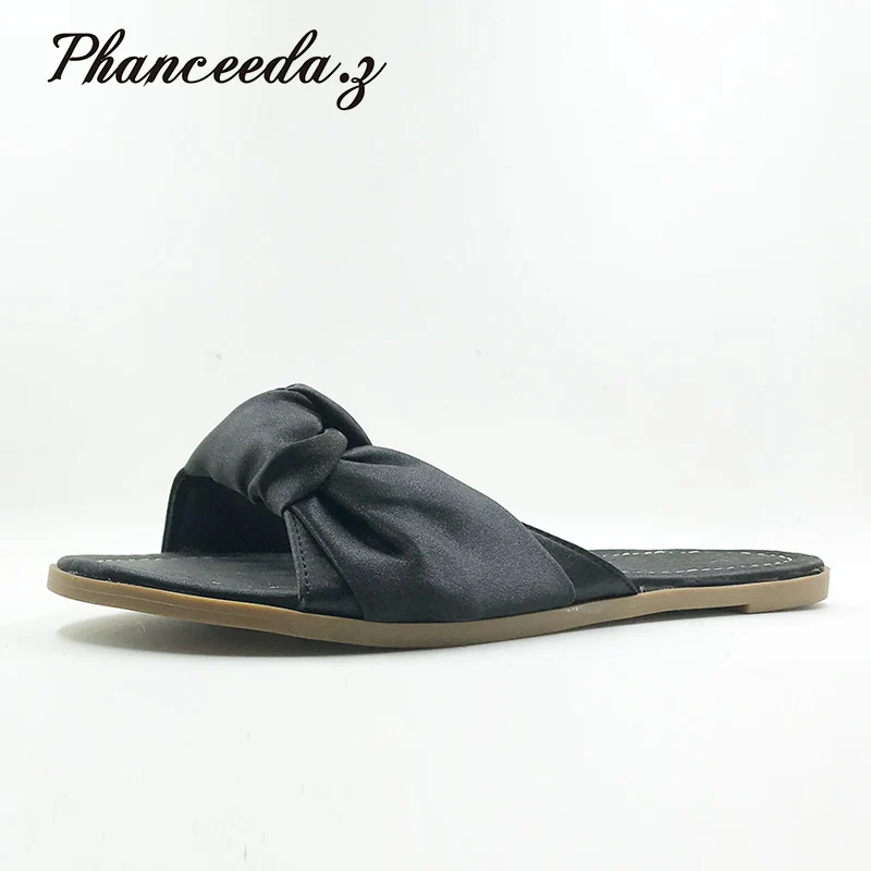 baratas 2018 novos Sapatos de Mulheres Sandálias Moda Flip Flops Verão Estilo Flats Sólidos Chinelos Sandália Flat Frete Grátis Plus Size 6 10