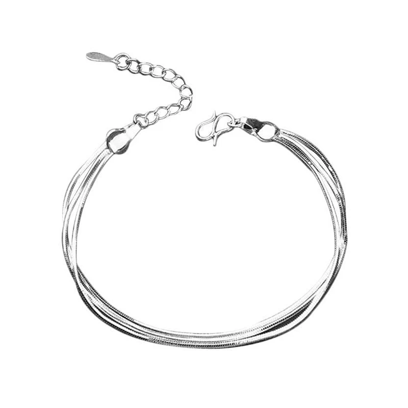 

Silver Ankle Bracelet Ladies Foot Jewelry Barefoot Beach Anklet Chain Wedding Decoration