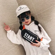 Ребенка для девочек и мальчиков, на одно плечо, сумки для письмо поясная сумка, набедренная сумки, кошелек для девочек Регулируемый ремень из искусственной кожи LeatherBags