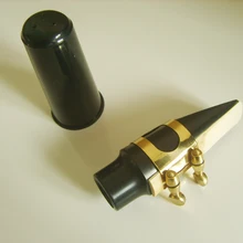 Бемоль Саксофон альт мундштук с часть рта зажим и шляпа саксофон инструментом аксессуары