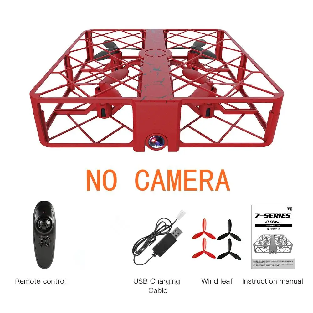 Мини-Дроны с HD камерой селфи Дрон контроль жестов V-sign авто-фото Rc Дрон вертолет Sg500 лучшие игрушки для детей - Цвет: red no camera