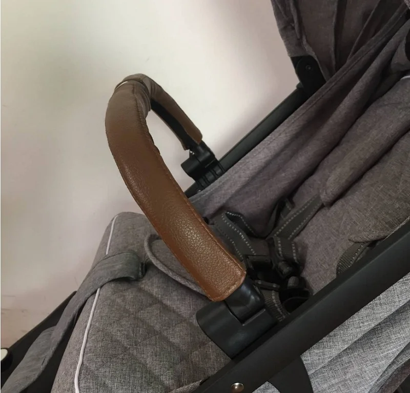 2 шт./компл. детская коляска ручка кожаный подлокотник для детской коляски Защитный чехол подлокотники для Аксессуары для колясок