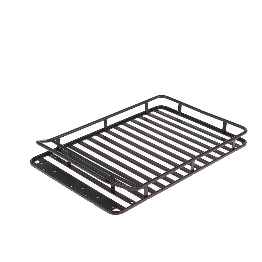 MagiDeal 1/10 Scale Metal Roof Rack Cargo Carrier for Axial SCX10 D90 RC Car Truck Model Parts