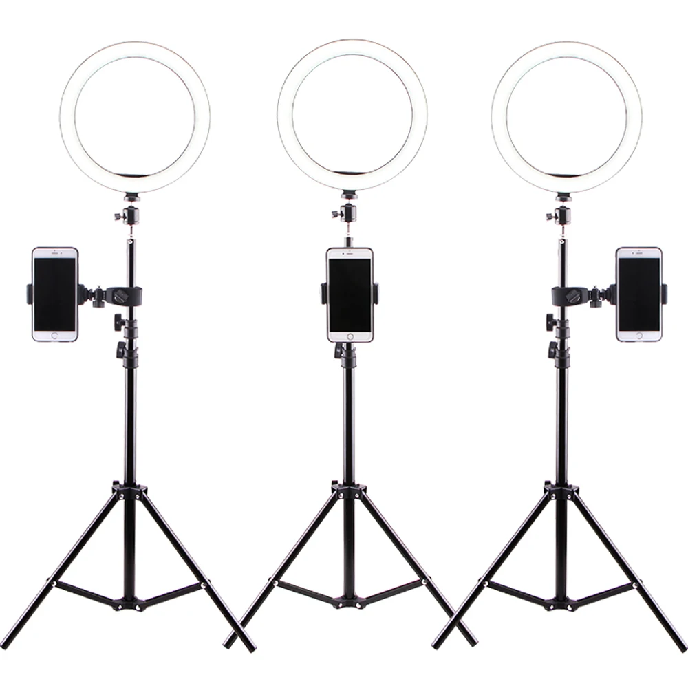  LED Ring Light 16cm 26cm 5600K 64 LEDs Selfie Ring Lamp Photographic Lighting With Tripod Phone Hol - 33011072053