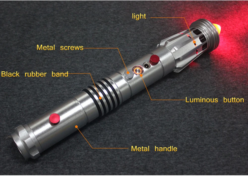 Cosplay Moorish Lightsaber with Sound Light Effect Toy Sword Weapon Fashion Luminous Sound Effects Performance Gift For Children (20)