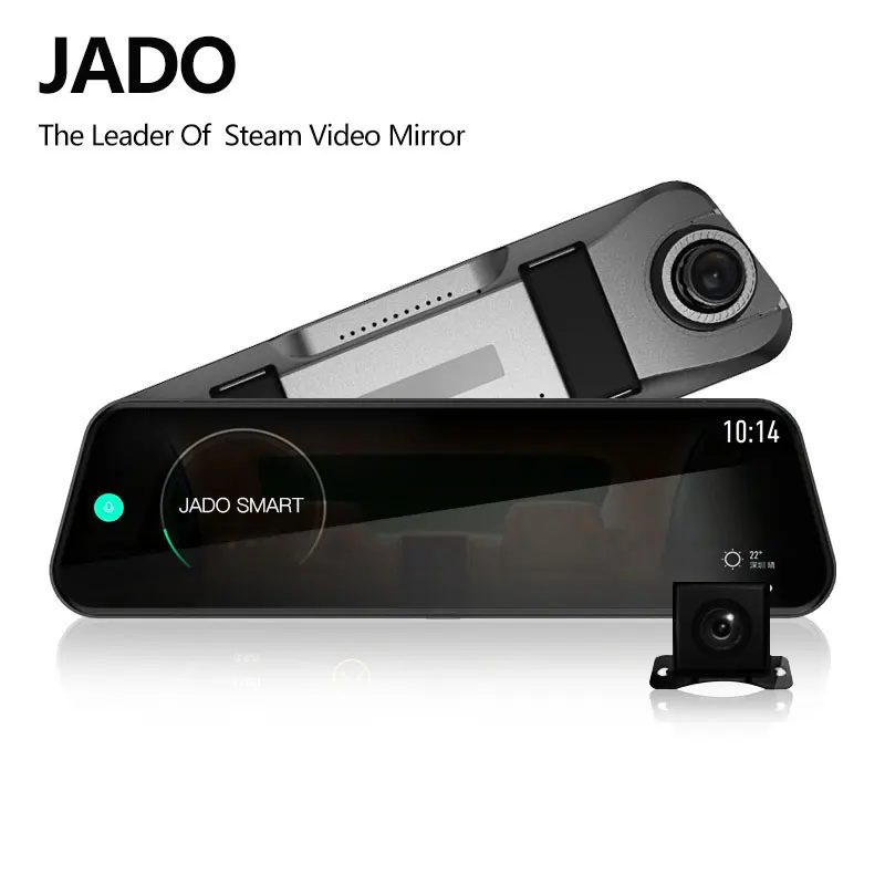 JADO D820s Car Dvr Stream RearView Mirror dash font b Camera b font avtoregistrator 10 IPS