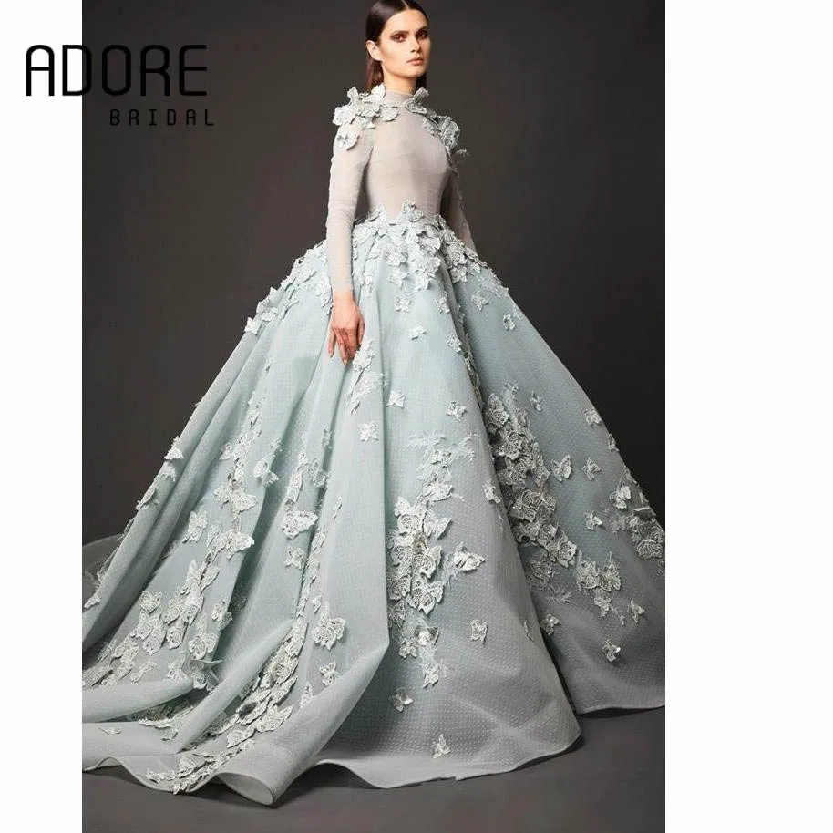 elie saab baby blue dress