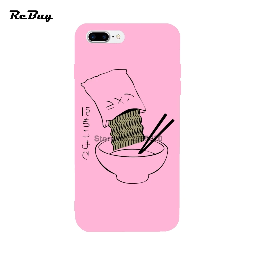 HARAJUKU Japanese Letter Noodles For Phone Cases Soft TPU